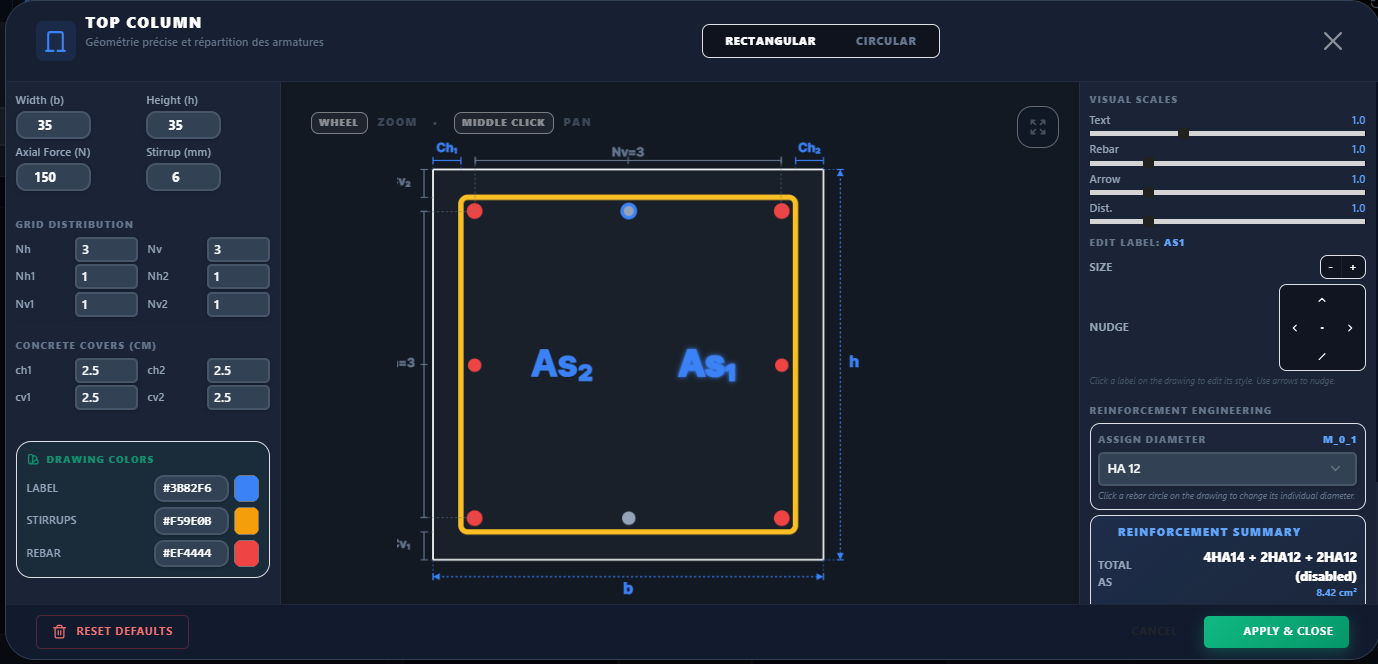 Cross Section Editor